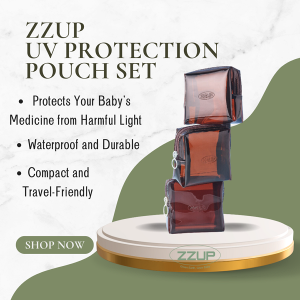 [☼ UV Protection Safety ☼] ZZUP UV Safe Pouch Set - Pouch, Name Tok and Ice Pack 3-in-1 - Image 2
